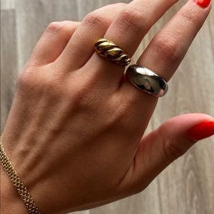 Croissant Dome Ring Size 7